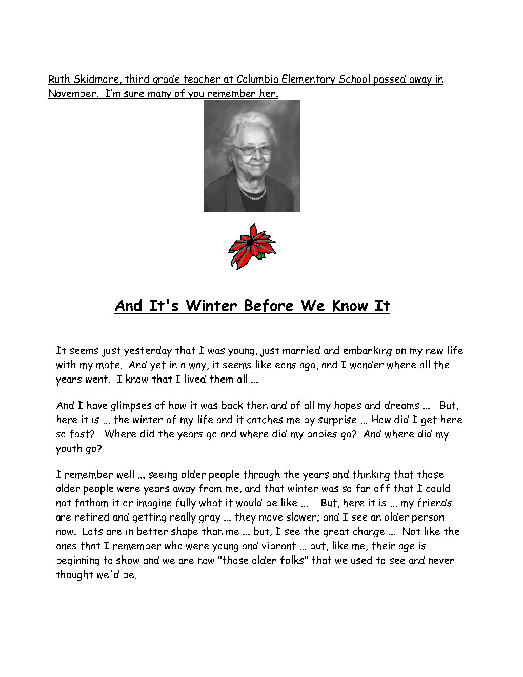 2010 Christmas Newsletter Page13