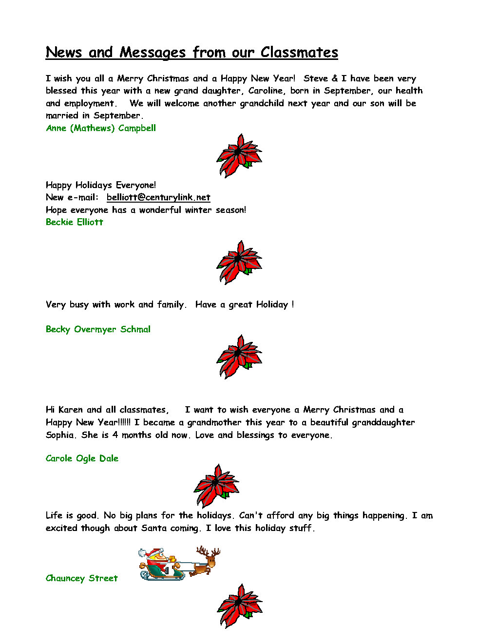 2010 Christmas Newsletter Page2