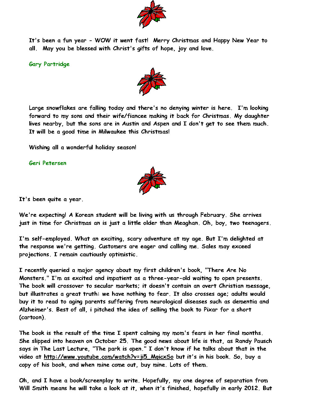 2010 Christmas Newsletter Page4