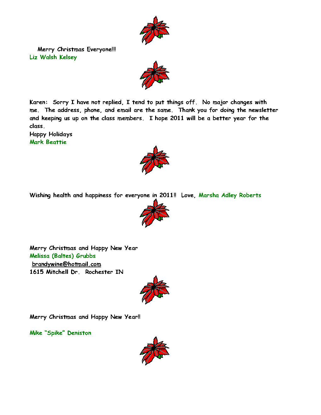 2010 Christmas Newsletter Page7