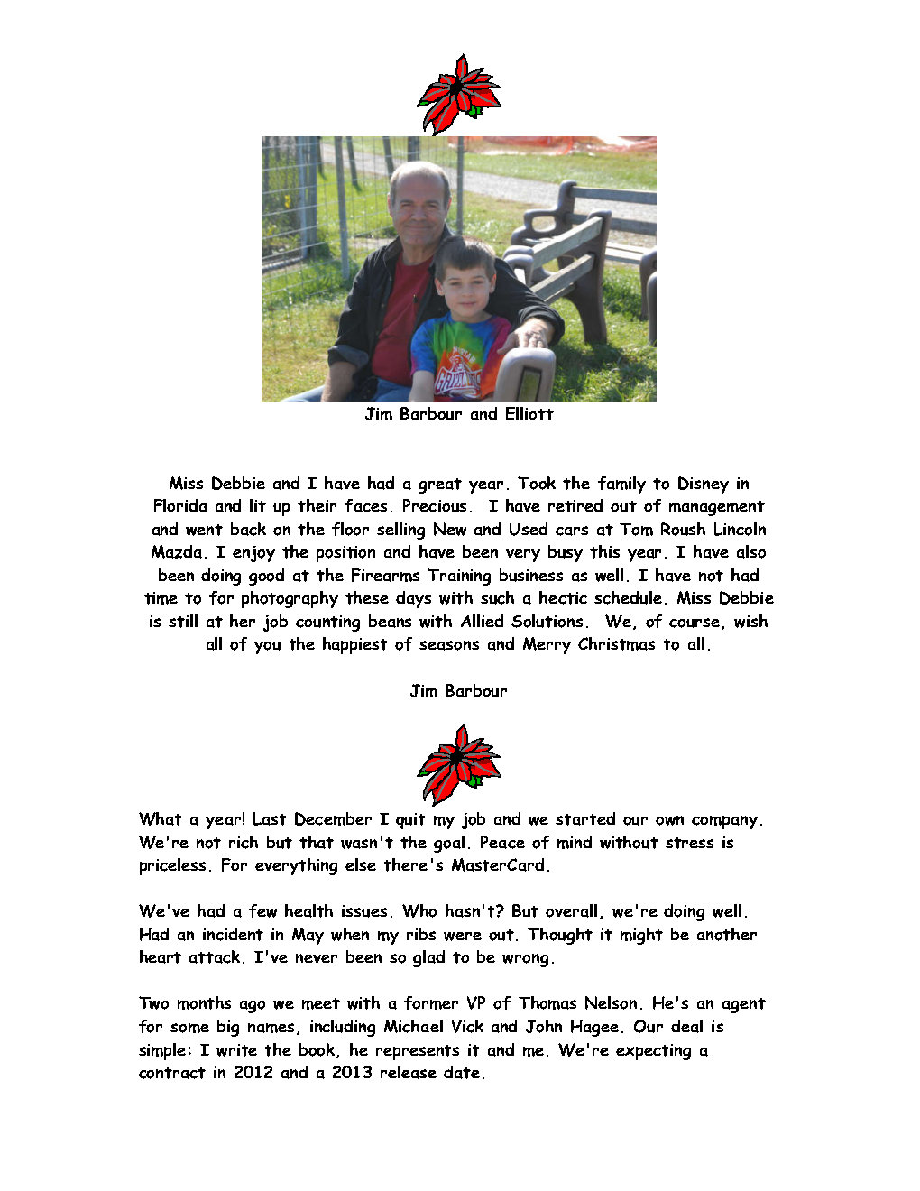 2011 Christmas Newsletter Page13