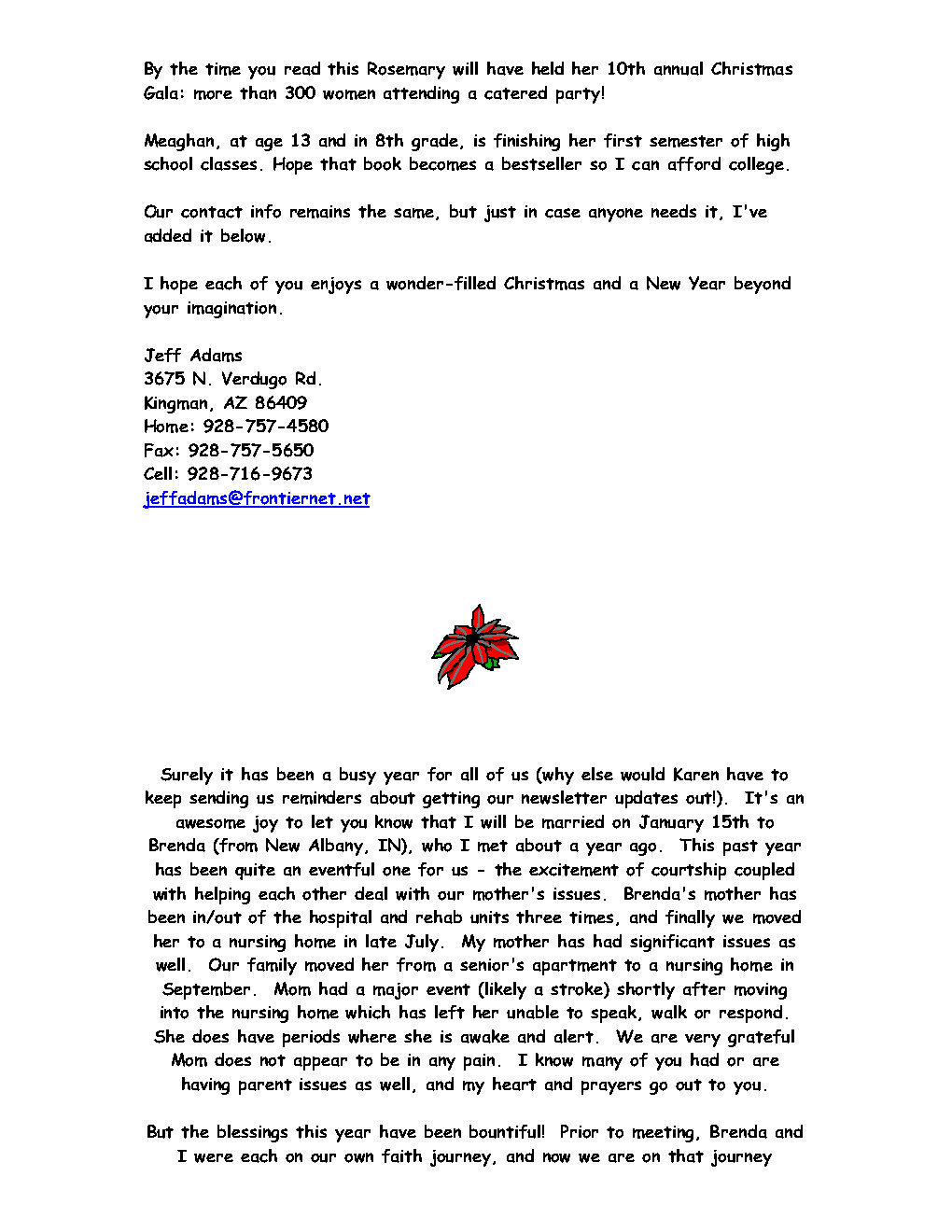 2011 Christmas Newsletter Page14