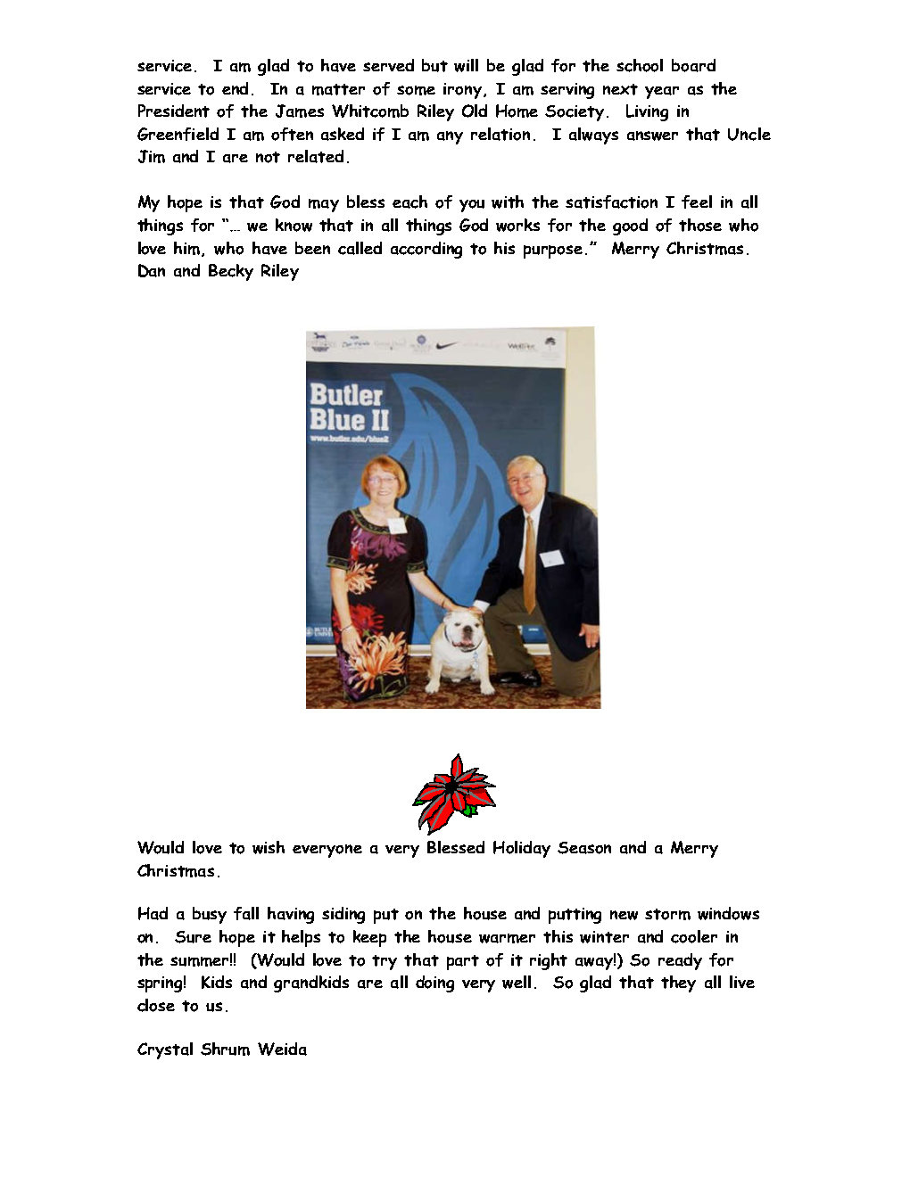 2011 Christmas Newsletter Page17