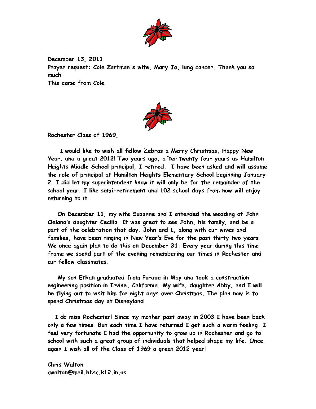 2011 Christmas Newsletter Page18