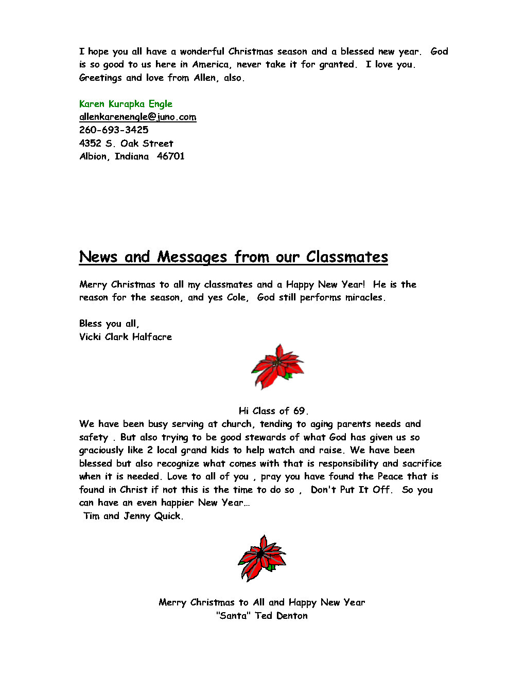 2011 Christmas Newsletter Page2
