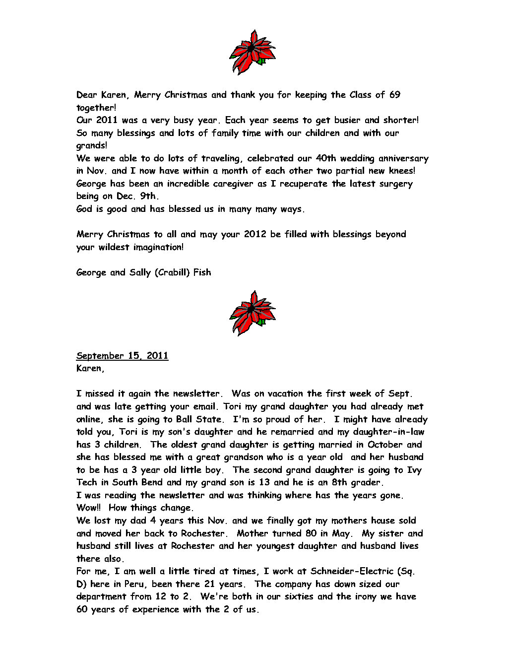 2011 Christmas Newsletter Page7