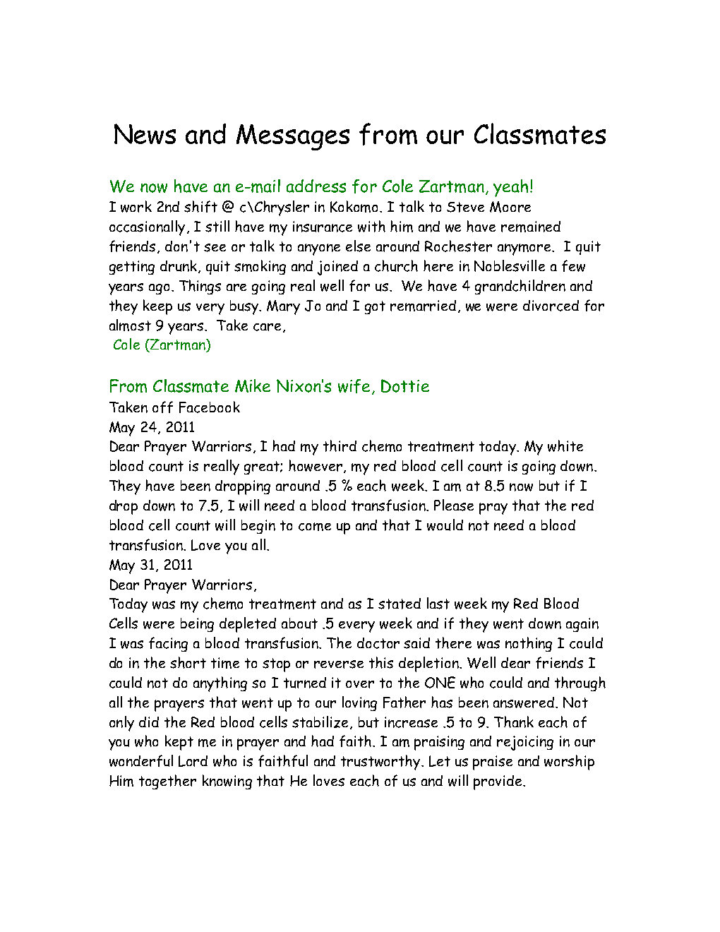 2011 Special June Newsletter Page2