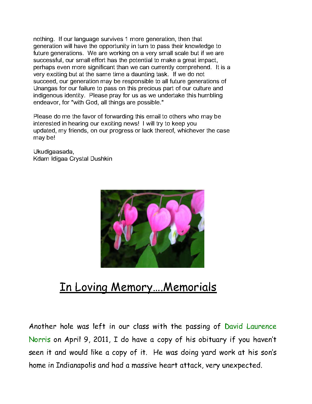 2011 Spring Newsletter Page9