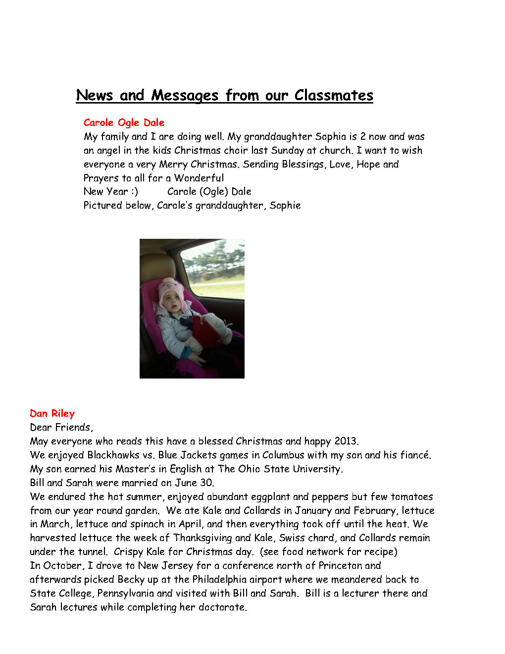 2012 Christmas Newsletter finished product Page2