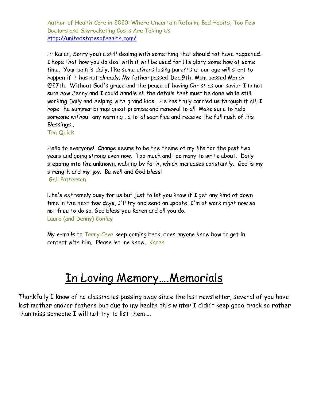 2012 Spring Newsletter Page10