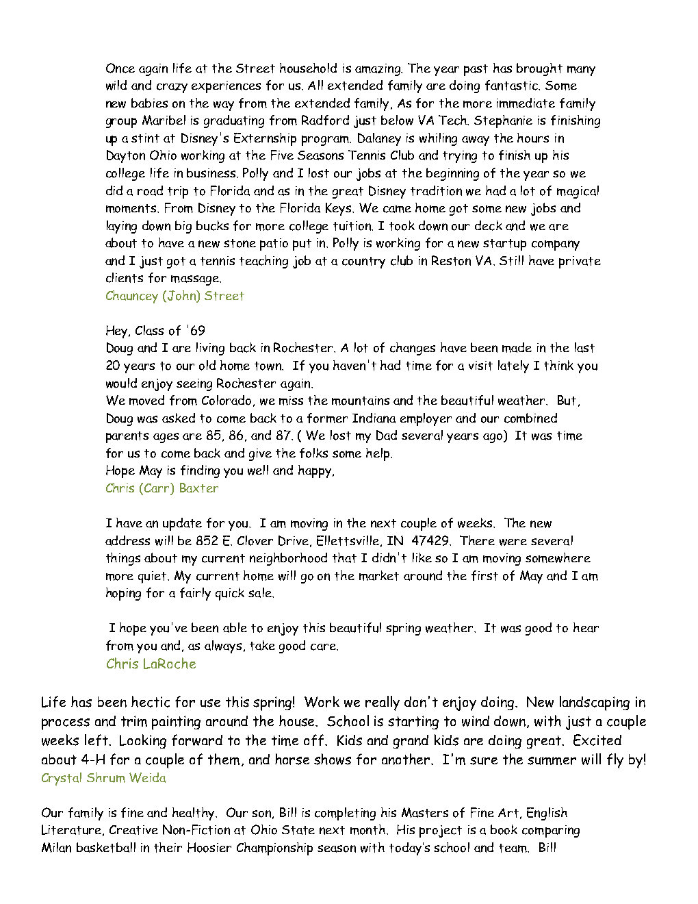 2012 Spring Newsletter Page2