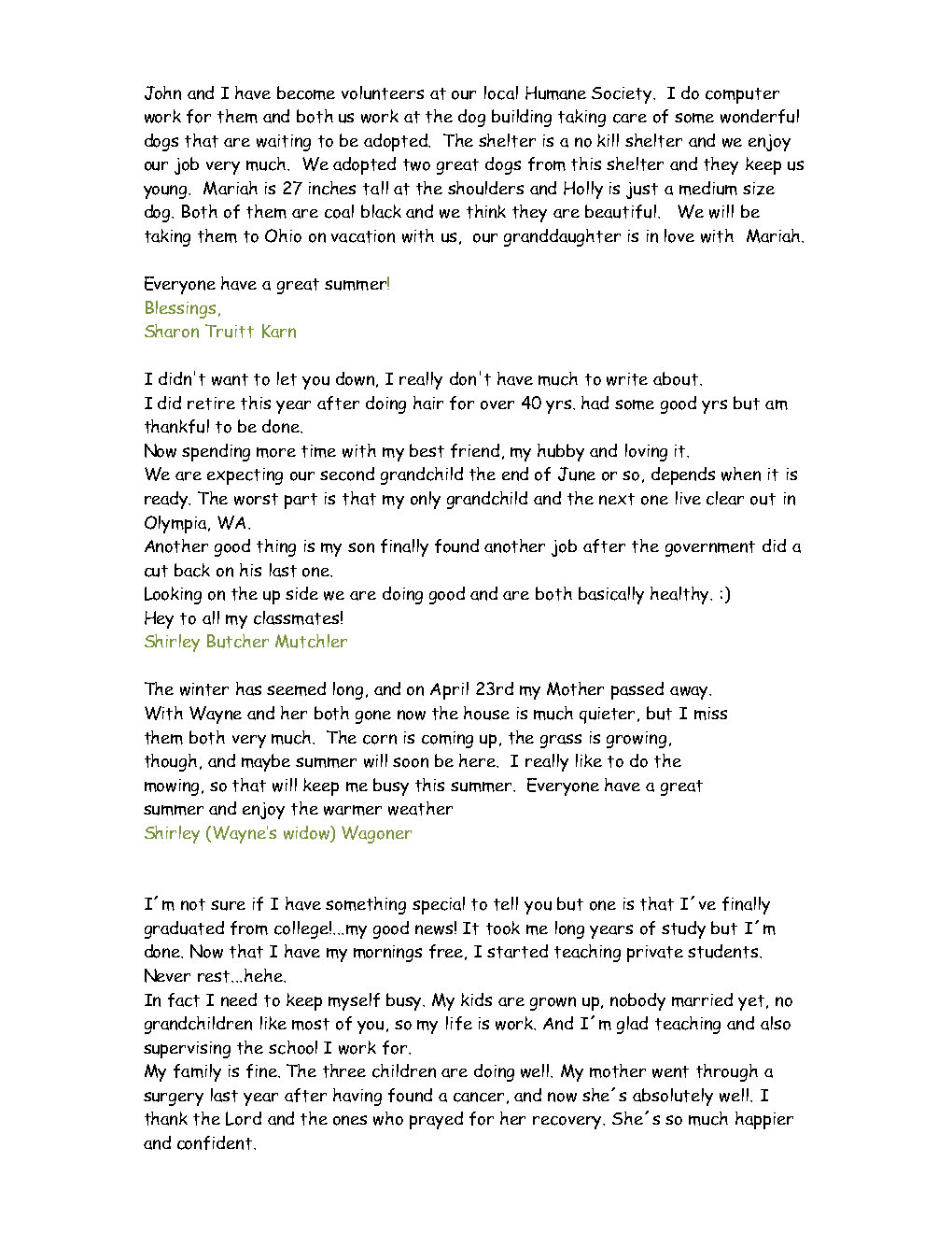 2012 Spring Newsletter Page8