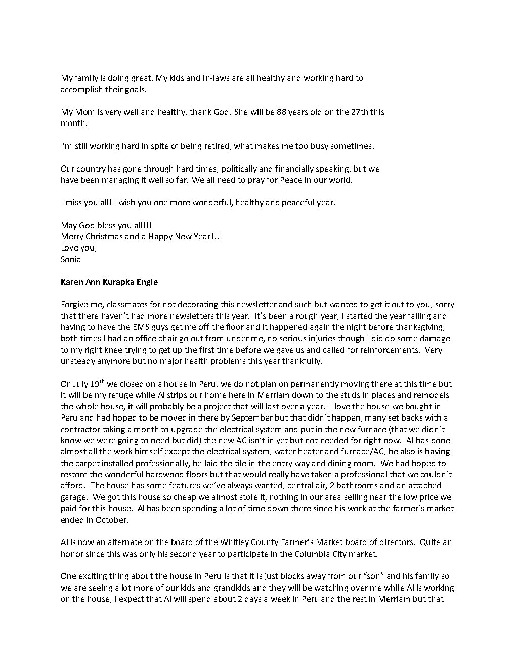 2015 Xmas Class Newsletter Page9