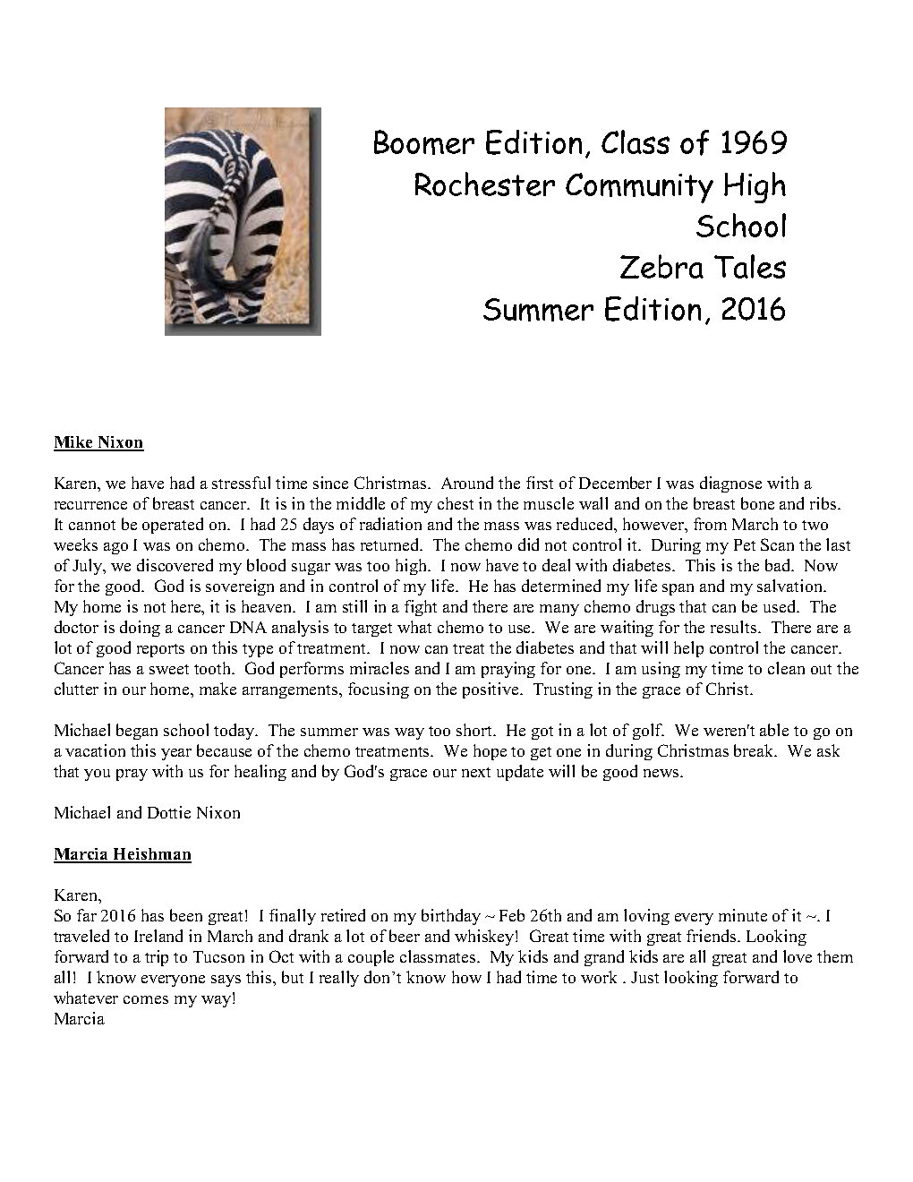 2016 summer newsletter Page1