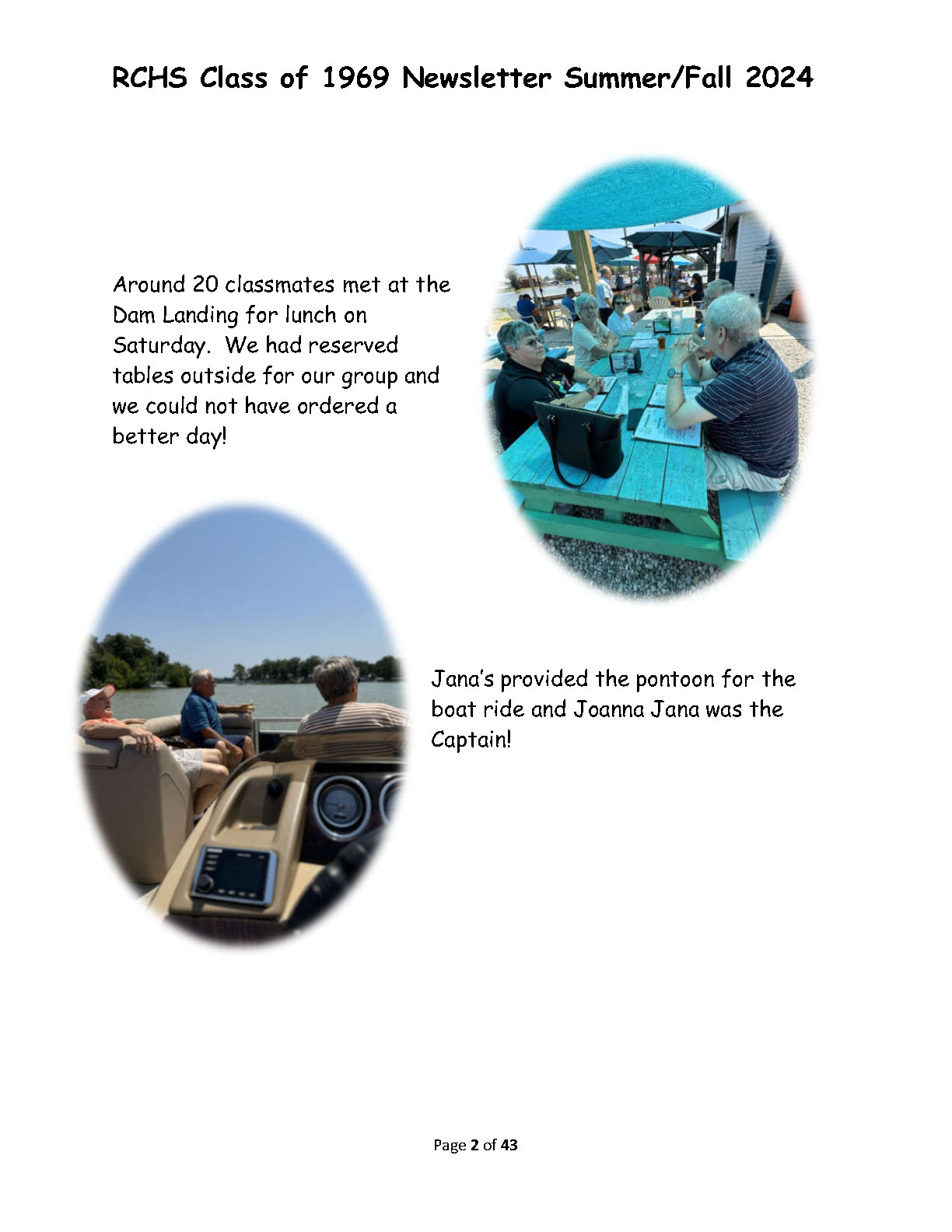 RHS Newsletter 2024 Page2