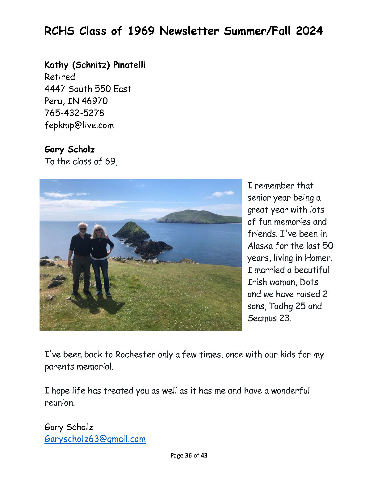 RHS Newsletter 2024 Page36
