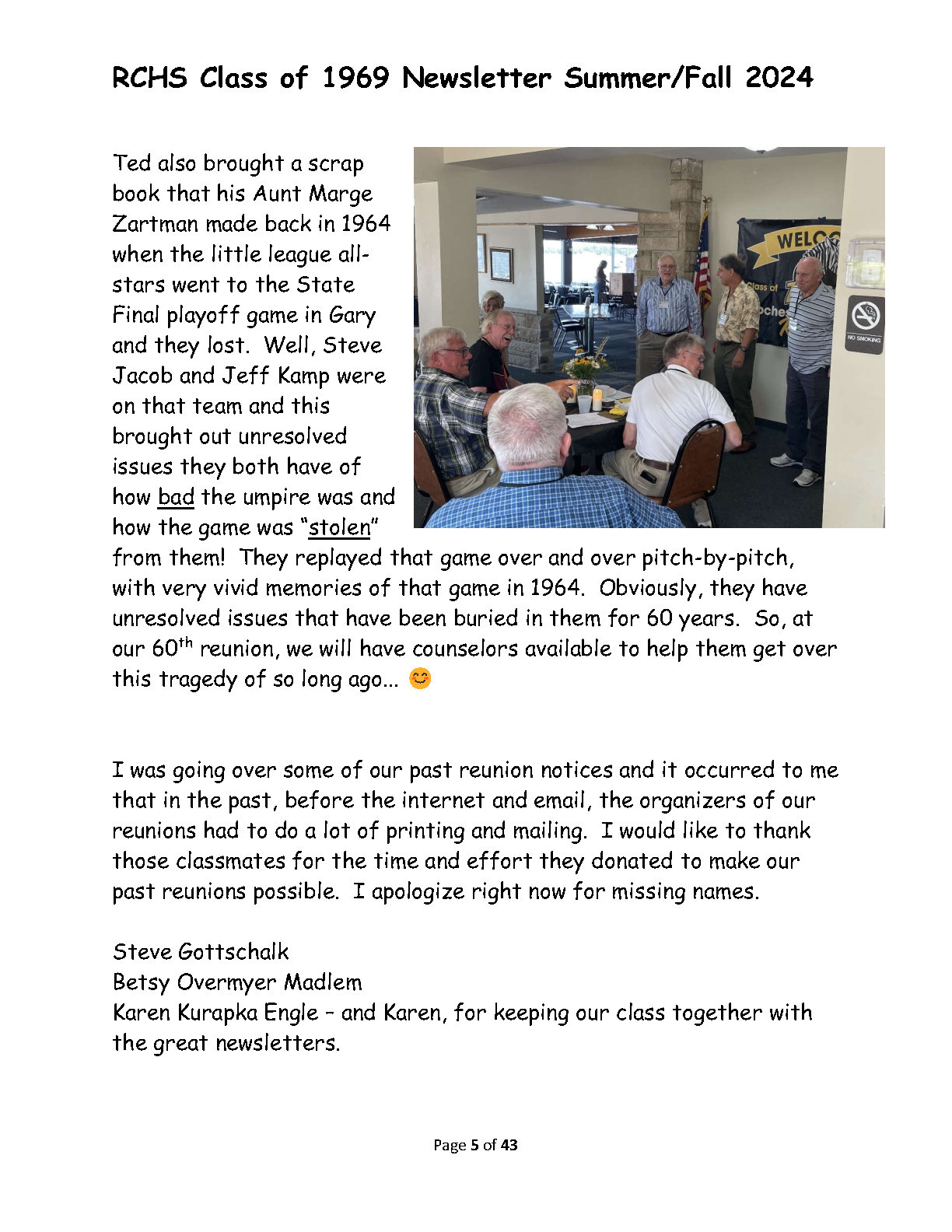 RHS Newsletter 2024 Page5