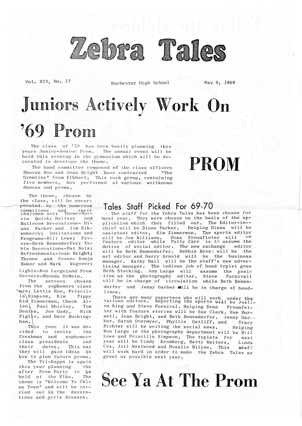 ZT May 9 1969 Page1